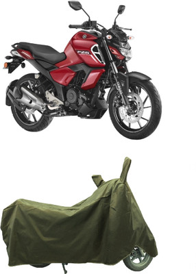 Coxtor Waterproof Two Wheeler Cover for Yamaha(FZ S FI New BS6, Gold)