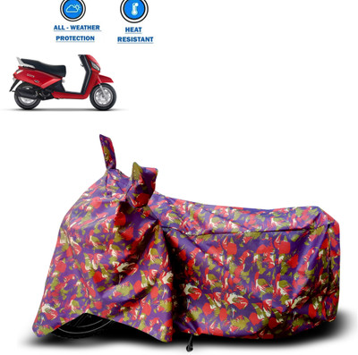 CODOKI Waterproof Two Wheeler Cover for Mahindra(Gusto, Red)
