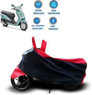 CODOKI Two Wheeler Cover for Hero(Duet, Red)