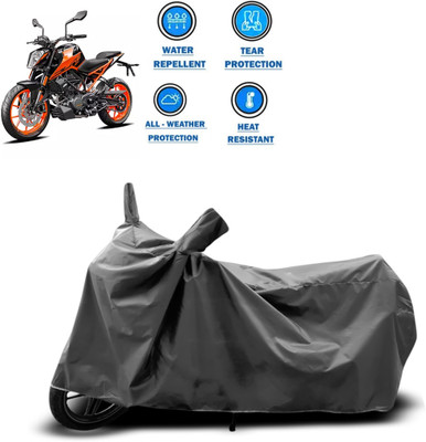 PAGORA Two Wheeler Cover for KTM(200 Duke, Grey)