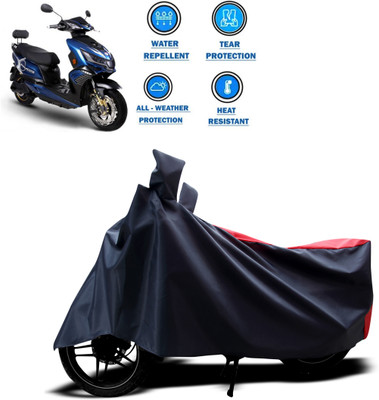 CODOKI Two Wheeler Cover for Okinawa(Praise, Red)