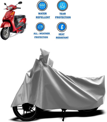 CODOKI Two Wheeler Cover for Indus(Yo EXL, Silver)