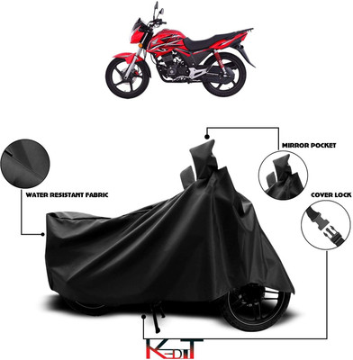 SK AUTO Waterproof Two Wheeler Cover for Honda(CBF150, Black)