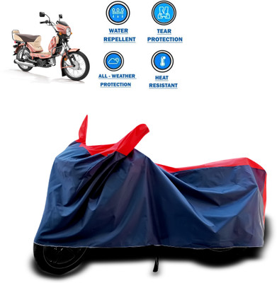 PAGORA Two Wheeler Cover for TVS(XL 100, Red)