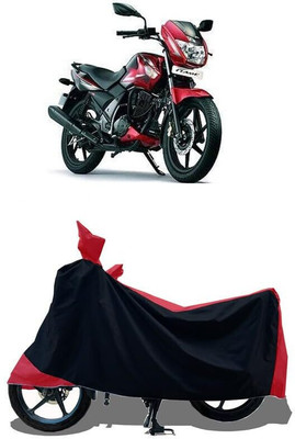 SK AUTO Two Wheeler Cover for TVS(Flame SR125, Red)