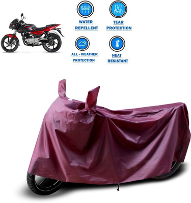 PAGORA Waterproof Two Wheeler Cover for Bajaj(Pulsar 180 DTS-i, Maroon)