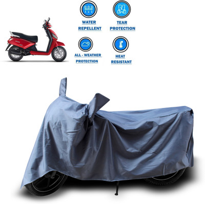 CODOKI Two Wheeler Cover for Mahindra(Gusto, Grey)
