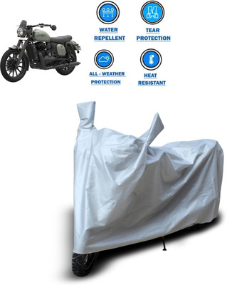 PAGORA Waterproof Two Wheeler Cover for JAWA(Jawa, Silver)