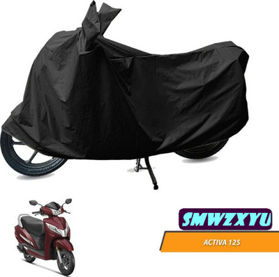 SK AUTO Waterproof Two Wheeler Cover for Honda(Activa 125, Black)