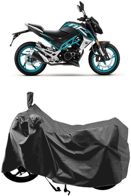 SUGASHRI Waterproof Two Wheeler Cover for CFMoto(150NK BS6, Grey)