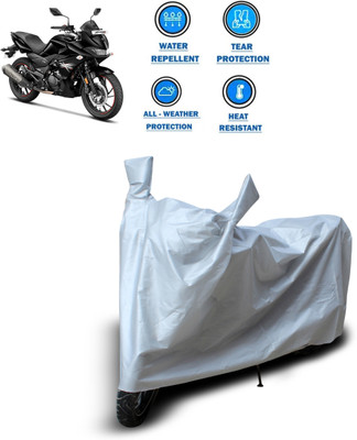 CODOKI Two Wheeler Cover for Hero(Xtreme 200S, Silver)