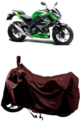 SUGASHRI Waterproof Two Wheeler Cover for Kawasaki(Z250, Maroon)