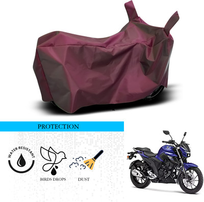 ANTHUB Waterproof Two Wheeler Cover for Yamaha(FZ 25, Maroon)