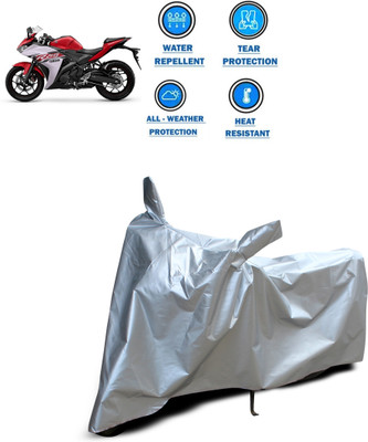 CODOKI Two Wheeler Cover for Yamaha(YZF R25, Silver)