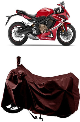 SUGASHRI Waterproof Two Wheeler Cover for Honda(CBR500R, Maroon)