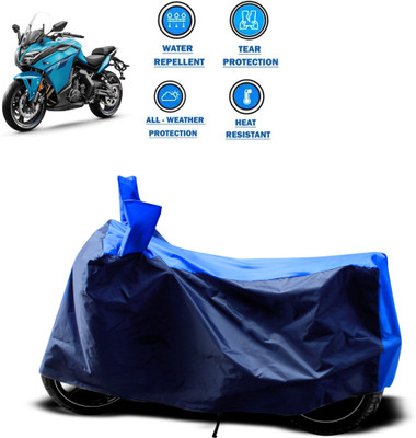 CODOKI Two Wheeler Cover for CFMoto(650GT, Blue)