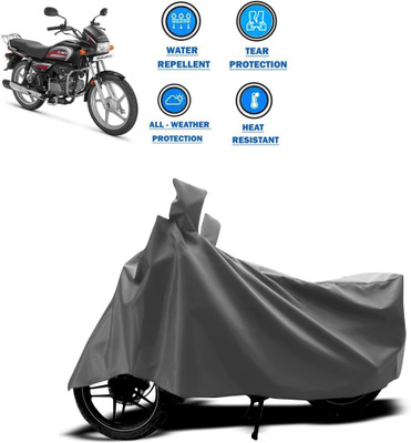 CODOKI Two Wheeler Cover for Hero(MotoCorp Splendor Plus, Grey)