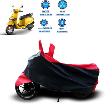 GOSHIV-car and bike accessories Two Wheeler Cover for Universal For Bike(Red)