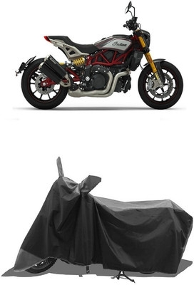 SUGASHRI Waterproof Two Wheeler Cover for Indian(FTR 1200, Grey, Black)