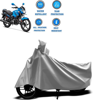 PAGORA Two Wheeler Cover for Hero(Glamour FI, Silver)