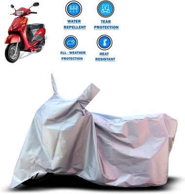 CODOKI Two Wheeler Cover for Indus(Yo EXL, Silver)