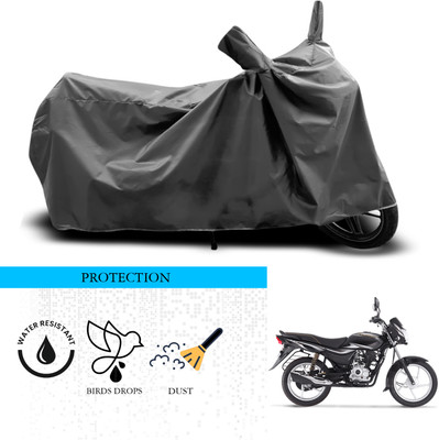 ANTHUB Waterproof Two Wheeler Cover for Bajaj(Platina 100, Grey)