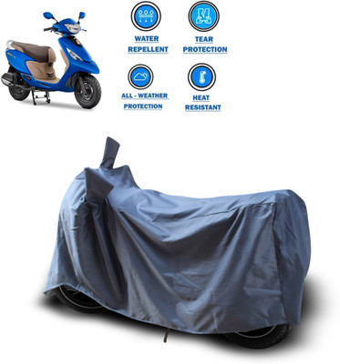 CODOKI Waterproof Two Wheeler Cover for TVS(Zest, Grey)