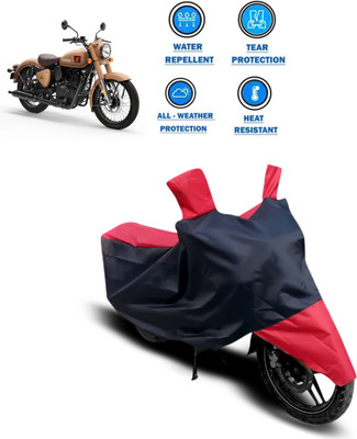 PAGORA Two Wheeler Cover for Royal Enfield(Classic 350 Signals, Red)