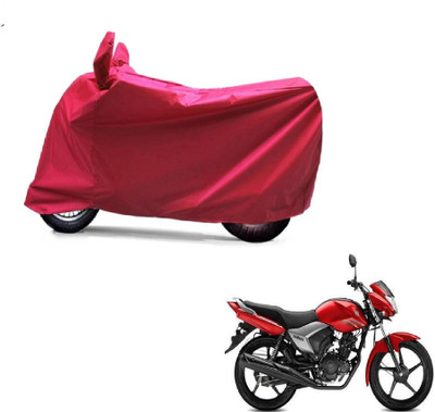 SK AUTO Two Wheeler Cover for Yamaha(Saluto, Red)
