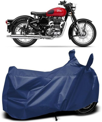 SK AUTO Two Wheeler Cover for Royal Enfield(Bullet 350, Blue)