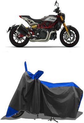 SUGASHRI Waterproof Two Wheeler Cover for Indian(FTR 1200, Blue, Black)