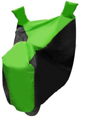 SK AUTO Two Wheeler Cover for Hero(CBZ Extreme, Black, Green)