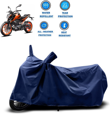 CODOKI Two Wheeler Cover for KTM(Duke 200, Blue)