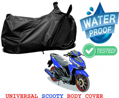 Mobidezire Waterproof Two Wheeler Cover for Hero Electric(Electric Optima Plus, Black)
