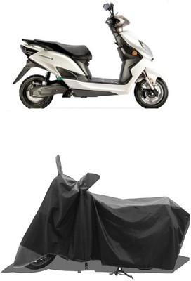SUGASHRI Waterproof Two Wheeler Cover for Bajaj(ComforTec, Grey, Black)