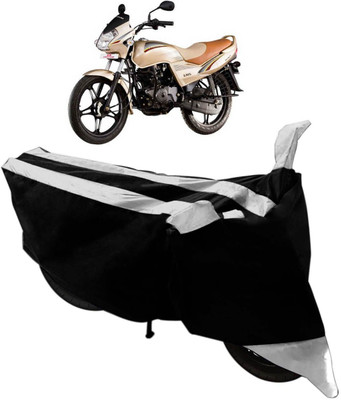 SK AUTO Two Wheeler Cover for LML(Freedom, Black, Silver)