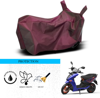 SnehaSales Waterproof Two Wheeler Cover for Ather(450, Maroon)