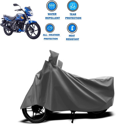 CODOKI Two Wheeler Cover for TVS(Flame, Grey)