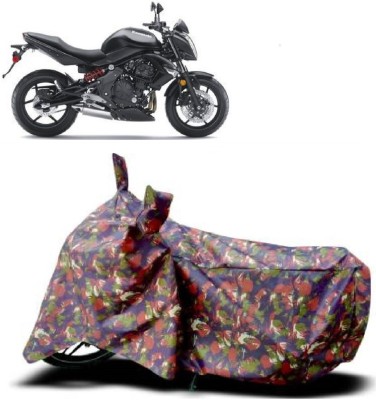 SUGASHRI Waterproof Two Wheeler Cover for Kawasaki(ER 6N, Multicolor)