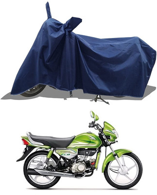 SK AUTO Two Wheeler Cover for Hero(HF Deluxe Eco, Blue)