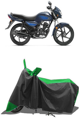 SUGASHRI Waterproof Two Wheeler Cover for Honda(Neo BS6, Green, Black)