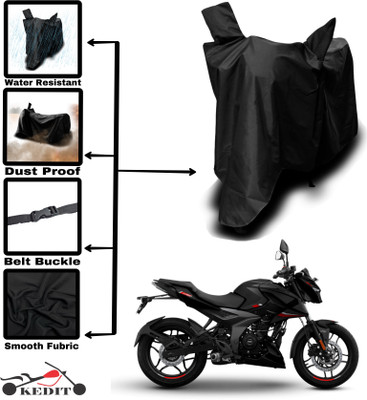 SK AUTO Two Wheeler Cover for Bajaj(Pulsar NS 160, Black)