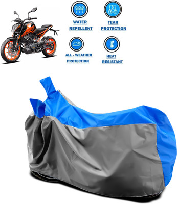 CODOKI Two Wheeler Cover for KTM(Duke 200, Grey)