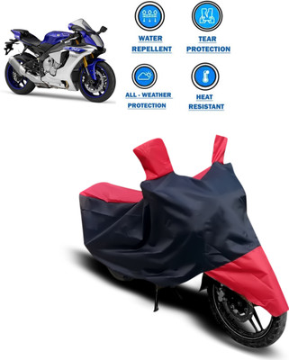 PAGORA Two Wheeler Cover for Yamaha(YZF R1, Red)