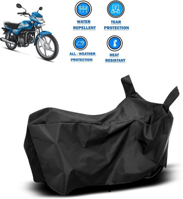 PAGORA Two Wheeler Cover for Hero(HF Deluxe Eco, Black)