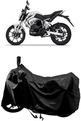 SUGASHRI Waterproof Two Wheeler Cover for Revolt(RV 400, Black)