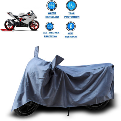 CODOKI Two Wheeler Cover for TVS(Apache RR 310, Grey)