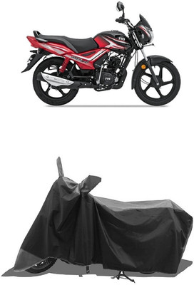 SUGASHRI Waterproof Two Wheeler Cover for TVS(Star, Grey, Black)