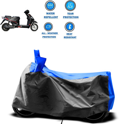 GOSHIV-car and bike accessories Two Wheeler Cover for Hero(Electric NYX, Grey)