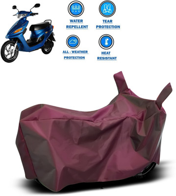 CODOKI Waterproof Two Wheeler Cover for Indus(Yo Spark, Maroon)